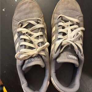 Adidas Light Gray Sneakers with White Accents